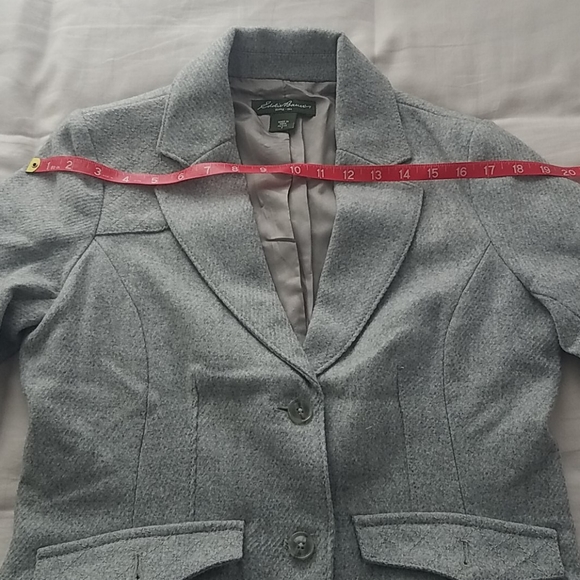 Eddie  Bauer wool blazer  Petite 6 - Picture 9 of 12